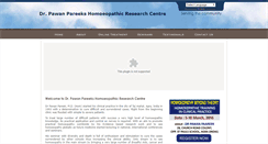 Desktop Screenshot of drpawanhomoeopathy.com