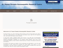 Tablet Screenshot of drpawanhomoeopathy.com